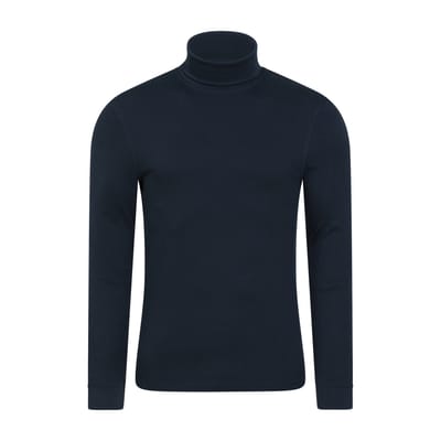 Mountain Warehouse Heren Meribel Katoenen Thermo Top (Marine)