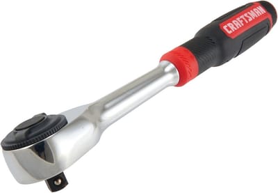 Ratelsleutel 3/8 Inch met Roterende Kop - Flexibele Dopratel