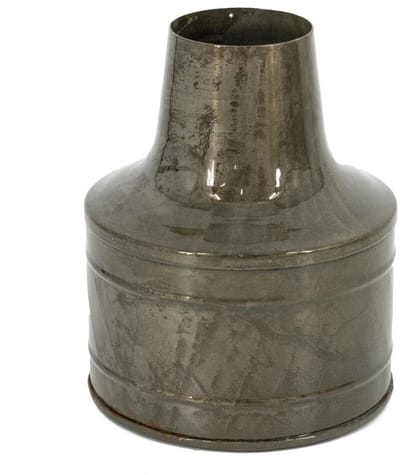 Metalen vaas olive
