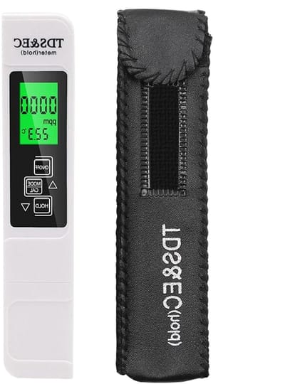 Drinkwater Tester - Digitale Watermeter - Waterkwaliteit Controleren - Directe Metingen - Compact Ontwerp - Zwart
