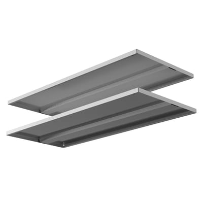 VCM 2x Fachböden aus Metall / Maße Einlageboden H. 2 x B. 79 x T. 32 cm / Fachboden für VCM Stahlschränke der Serie Malivo