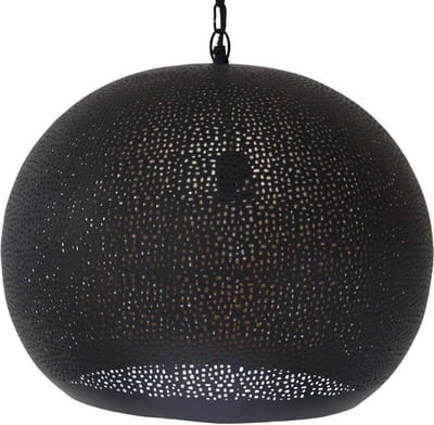 Safaary - Oosterse Hanglamp Umniya Zwart Goud Ø 46 x 40cm