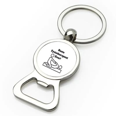 Akyol - beste fysiotherapeut flesopener - Beste fysiotherapeut - therapeut - cadeau - 9 bij 3 cm