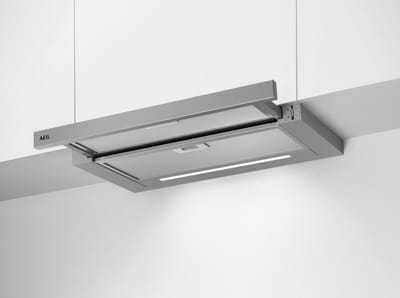 AEG DPE5660M EcoLine 5000 Extractor - Afzuigkap - Vlakscherm - Semi-inbouw (uittrekbaar) Grijs