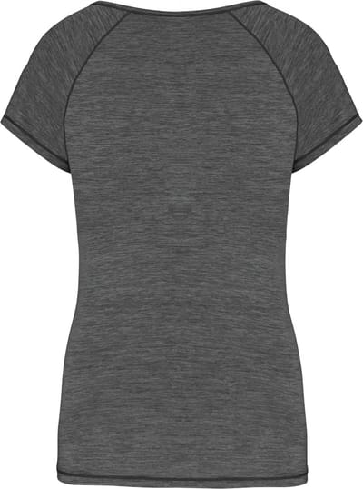 PROACT® Ecologisch dames sport T-shirt PA4020 - Marl Dark Grey - M