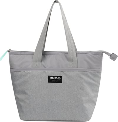 IGLOO - Print Essential Mini Koeltas - 6L – compacte geïsoleerde koeltas grijs voor lunch, snacks & drankjes – lichte draagbare koeltas ideaal voor kantoor, school, picknick & onderweg