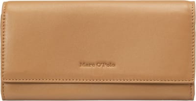 Marc O'Polo Leren Portemonnee Jessie Combi Wallet True Camel Lichtbruin