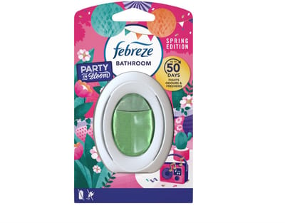 Febreze Badkamer Luchtverfrisser - Party in Bloom Spring Edition - 50 Dagen Frisheid - 7.5ml - Petit Coin - Set & Go - Niet Elektrisch
