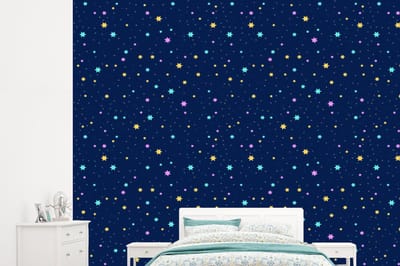 Behang - Fotobehang Sterrenhemel - Sterren - Design - Breedte 245 cm x hoogte 220 cm
