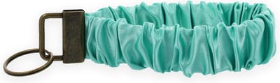 Lajetti Scrunchie Sleutelhanger Turquoise - Sleutelbos