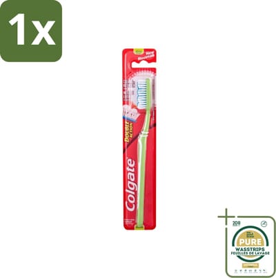 1 x Colgate - Tandenborstel - Double Action Medium - 1 Tandenborstel- Tandenborstel - Mondhygiëne - Tandenborstel Medium - Colgate - Tandenborstel Dubbele Actie