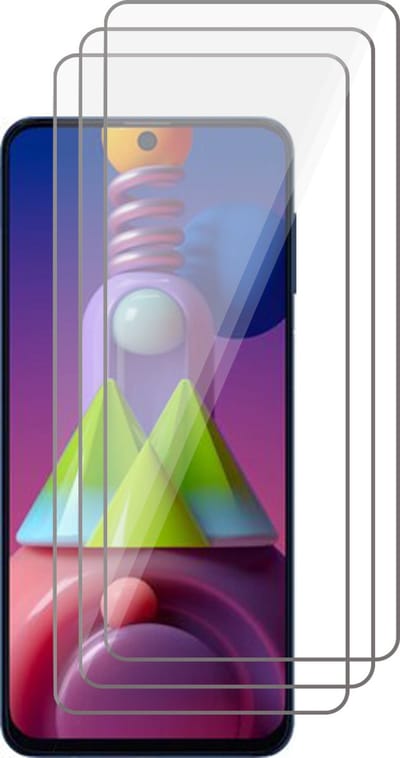 Screenprotector geschikt voor Samsung M51 - Beschermglas Screen Protector Glas - 3 stuks
