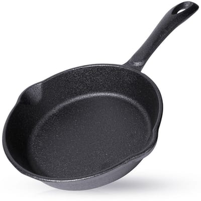 Orion - Gietijzeren Koekenpan LITINA - 16 cm - Hittebestendig - Met Gietlippen