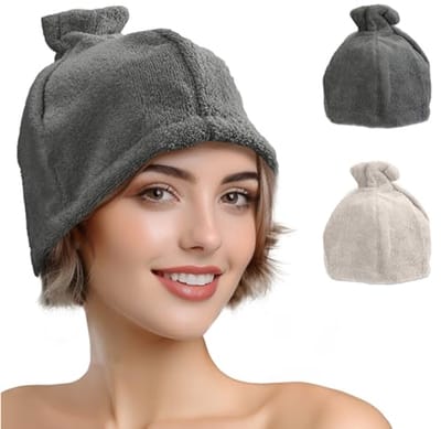 Comfortabele saunamuts van katoen - Unisex - One size