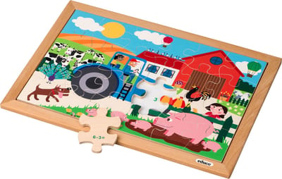 Rekenpuzzel Optellen/aftrekken t/m 6 - 24 st. - Educo
