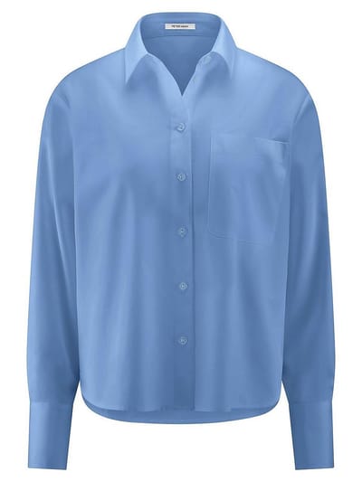 Blouse Van Peter Hahn blauw