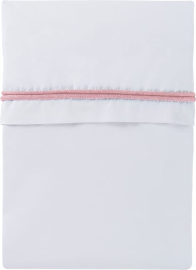 Baby's Only Wieglaken gebreide bies - Baby Roze/Wit - 80x100 cm - 100% egyptisch katoen
