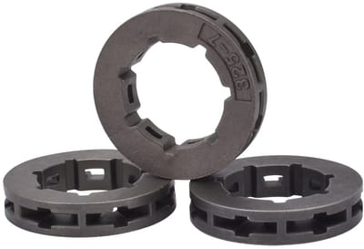 Dailygoods- Tandwiel 3 Stuks - Tandwiel Rim 7 Tanden - Geschikt voor Jonsered 2035/2045 - 19mm - Kleine 7 Spline - Kettingzaag Onderdelen - Kettingwiel