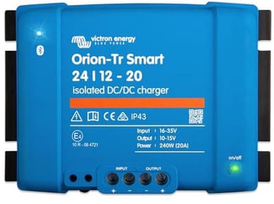 DC-DC Acculader 24/12 Volt 20A - Slimme Oplossing met Bluetooth