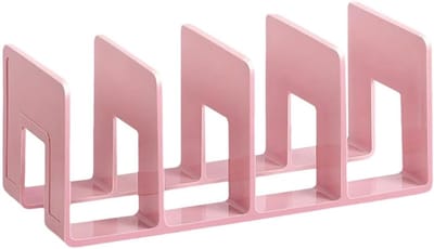 Acryl boekenplank met vier vakken - bureau opbergrek - antislip keukenrek - geschikt voor boeken, cd's, boekenplanken, kantoren, enz.