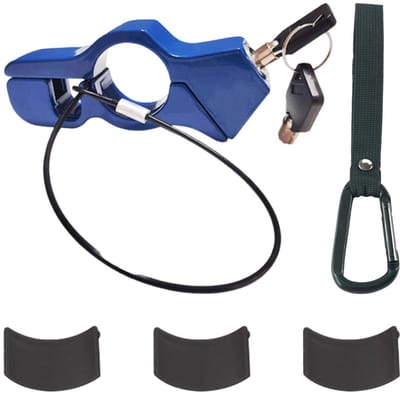 Dailygoods- Stuurslot - Diefstalpreventie - Motorslot - Scooterslot - Autohanger - Duurzaam Legeringsmateriaal - Compacte Structuur - Motorlock