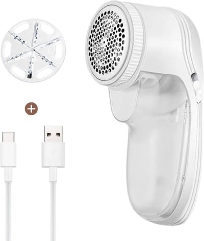 ZoeZo Pluizenverwijderaar Elektrisch - Draadloze Kledingontpluizer - Ontpiller Kleding Met Adapter en Extra Mesje - Ontpluizer