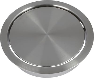 Inbouw RVS Afvalklep voor Werkblad - Ø 147 mm Uitsparing - Zachtsluitend