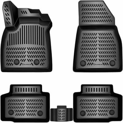 3D Rubber Automatten voor DACIA DUSTER 2024-2026 [3. Gen] | Hybride | Niet geschikt voor mild-hybride! - geurloos & op maat - hoge rand