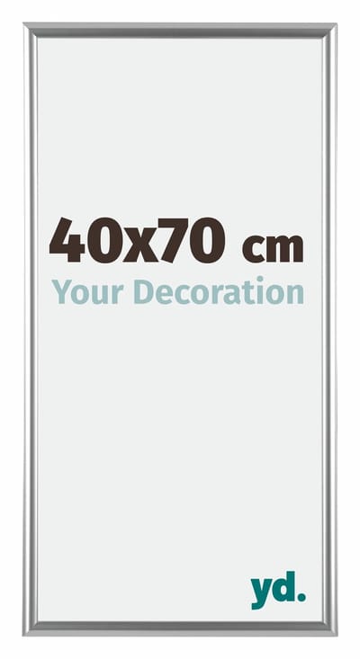 Your Decoration - Fotolijst 40x70 cm - Kunststof - Zilver - Bordeaux