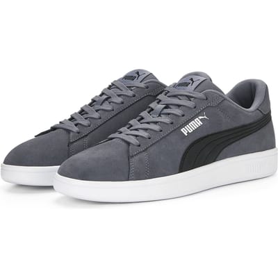 PUMA PUMA Smash 3.0 Unisex Sneakers - Gray Tile-PUMA Black-PUMA White