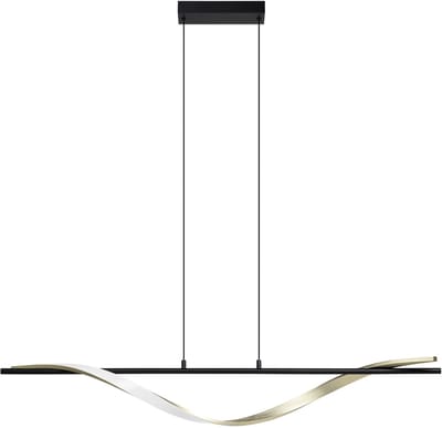 EGLO Conaprato Hanglamp - LED - Zwart, Goud, Wit