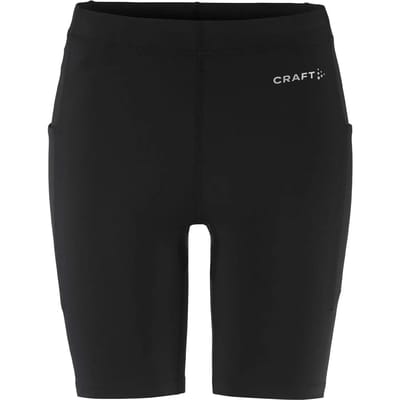 CRAFT ESSENCE SHORT TIGHTS 3 M Heren Sportlegging - Zwart