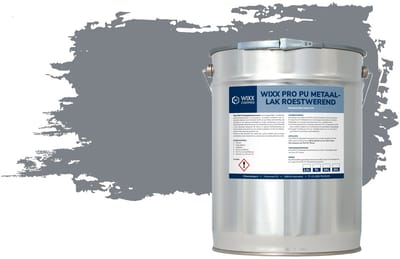 Wixx PRO PU Metaallak Roestwerend - 5L - RAL 7046 | Telegrijs 2
