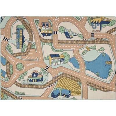 Kleden Rugsx REBEL ROADS TAPIJT Playtime 32 Kleine stad, 140x200 cm