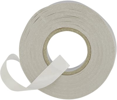 ARTYFETES - Dubbelzijdig wit plakband 12 mm x 18 m voor discrete feestdecoratie
