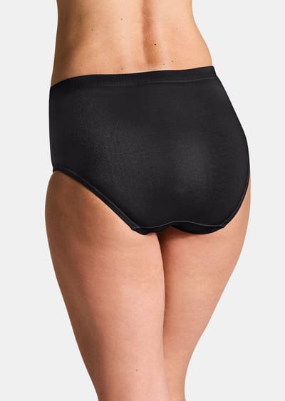 Set katoenen tailleslips - zwart - Gr. 38 van Goldner Fashion