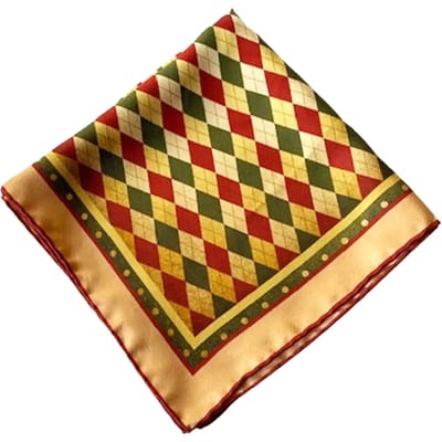 Zijden sjaal voor dames Ralu Fine Art Arlequin