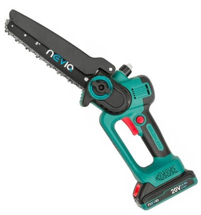 NEVIQ accu-kettingzaag, 8'' zaagblad, 500W, borstelloze motor, LX8303
