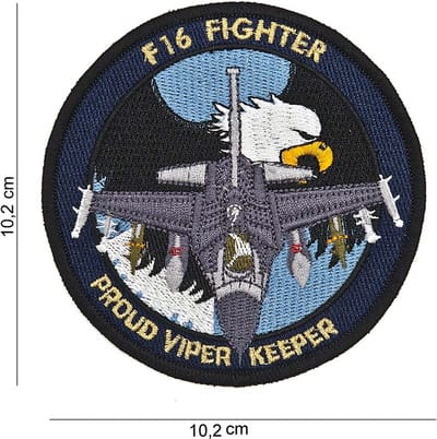 Embleem stof Patch F-16 proud viper