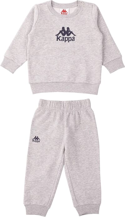 Kappa kinderjoggingpak sweatsuit 709486M grijs