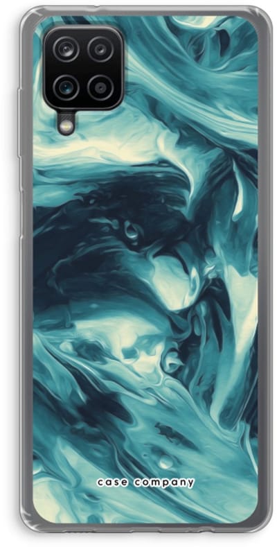 Case Company® - Hoesje geschikt voor Samsung Galaxy A12 hoesje - Dreaming About Whales - Soft Cover Telefoonhoesje - Bescherming aan alle Kanten en Schermrand