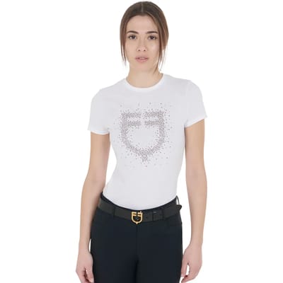 Slim fit t-shirt voor dames Equestro