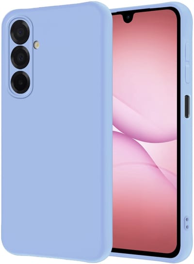 Hoesje - Geschikt voor Samsung Galaxy A17 - Sterk & Shockproof - Hoes Cover - Siliconen Case - Lichtblauw
