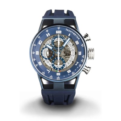 Locman - 0516B22S-BLTKBLSB - Polshorloge - Heren - Automatisch - Montecristo Open Heart