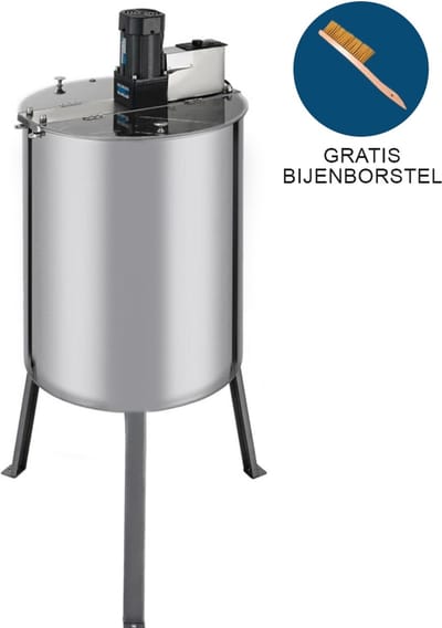 Honing centrifuge - rvs - 2-4 honingramen - inclusief bijenborstel