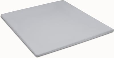 Damai - Hoeslaken Double jersey topper hoogte tot 8 cm - 90 x 200/210 cm - lichtgrijs