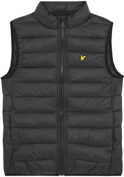 Lyle & Scott Padded Gilet Jassen Jongens - Zwart - Maat 164/170
