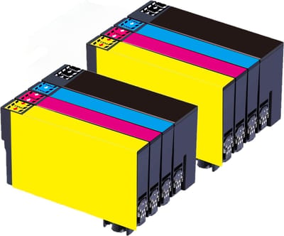 Huismerk geschikt voor Epson 35XL Inktpatronen (8X) - WF-4740DTWF - WF-4730DTWF - WF-4720DWF - WF-4725DWF
