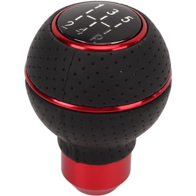Schakelpookknop 5 versnellingen M8 M10 M11 M12 Universeel Aluminium Auto Auto Handgeschakelde Versnellingspookknop rood