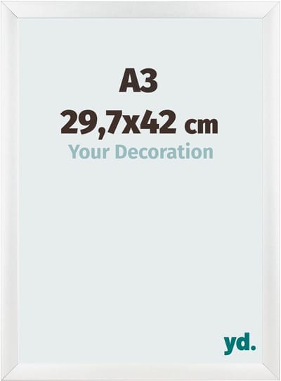 Your Decoration - Fotolijst A3 29,7x42 cm - MDF - Wit Hoogglans - Pisa